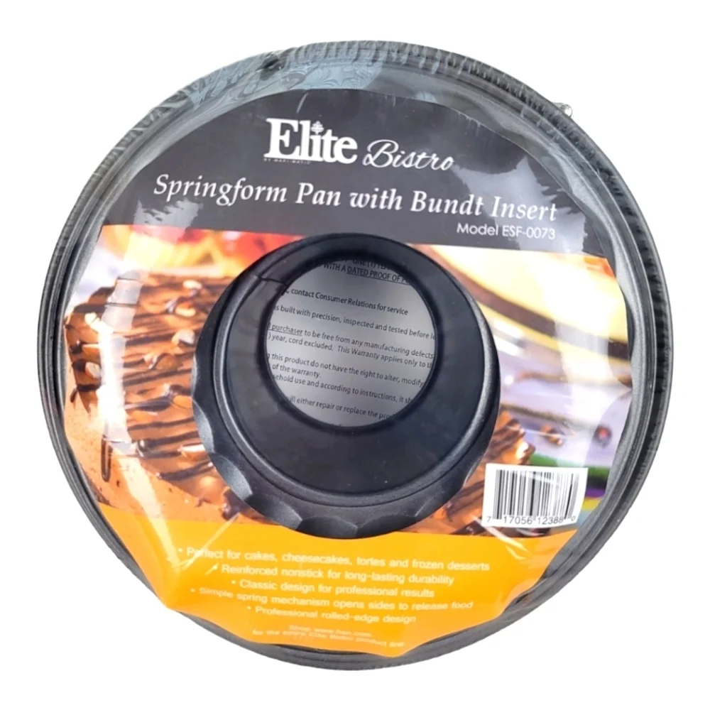 **NWT** Elite Bistro Springform Pan with Bundt Insert‎